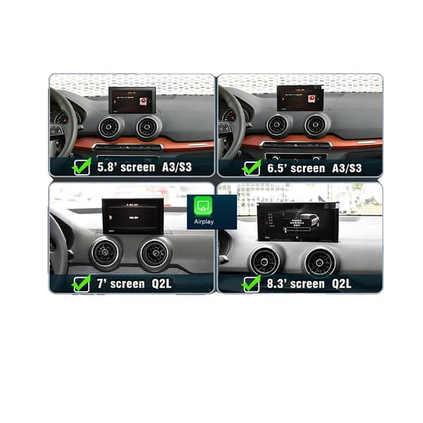 CarPlay Decoder, Trådløs Forbindelse, Bagkamera Support,For A3 S3 Q2L