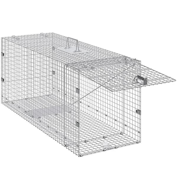 Djurfälla, vikbar design, human fångst, armégrön