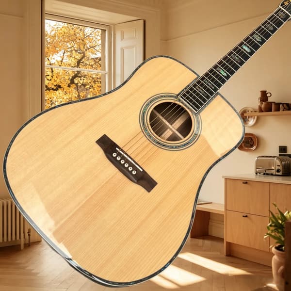 Folk Guitar, Solid Top, Fast Bro,GUL