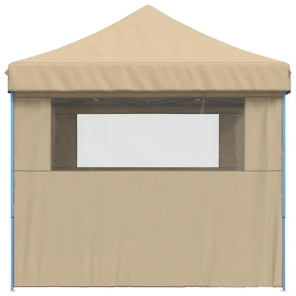Pop-Up Tält, 3 Sidoväggar, Bärbart Skydd,Beige