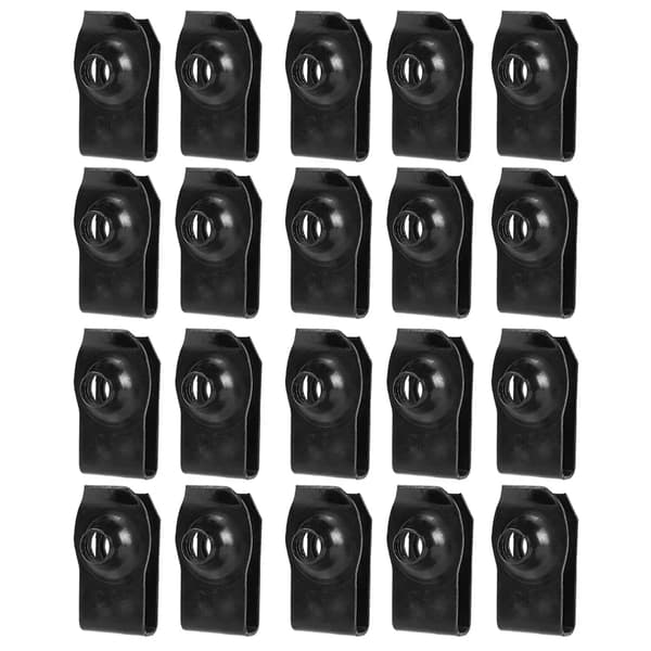 Fasteners, U-formet design, holdbar stål konstruktion,20stk Pakning