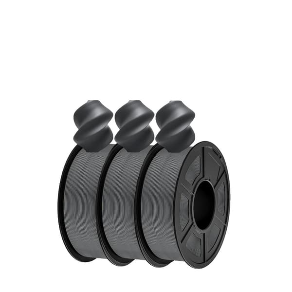 3D-printer filament, PLA og PETG, højhastighedsydelse,PLA Grå 3Ruller