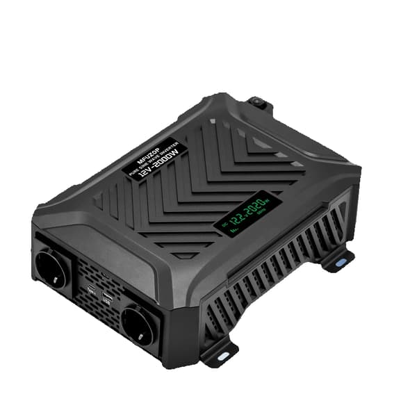 Autoinvertteri, 2000W Teho, Langaton Kauko-ohjaus,12V, E2000W-12V