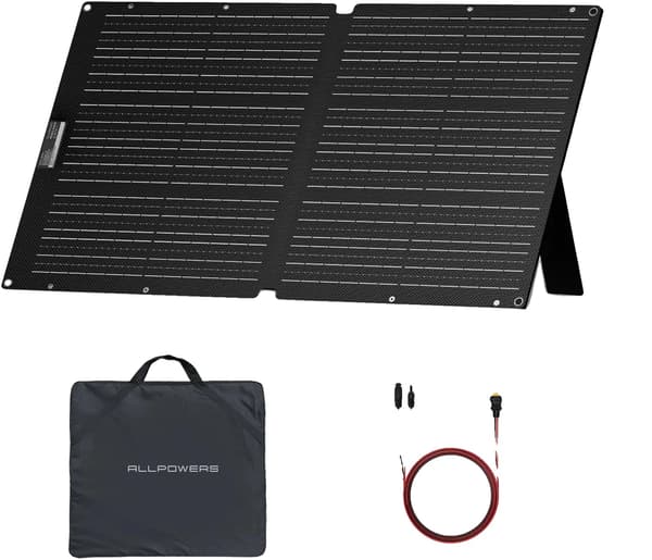 Solpanel, 100W Output, Vandtæt Design,100W