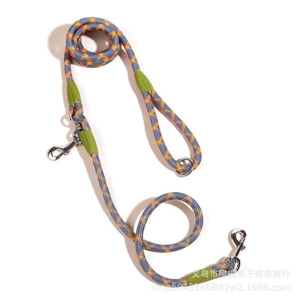 Hundkoppel, Handsfree-design, Hållbart nylonmaterial,Orange, 1.0CM 240CM-b