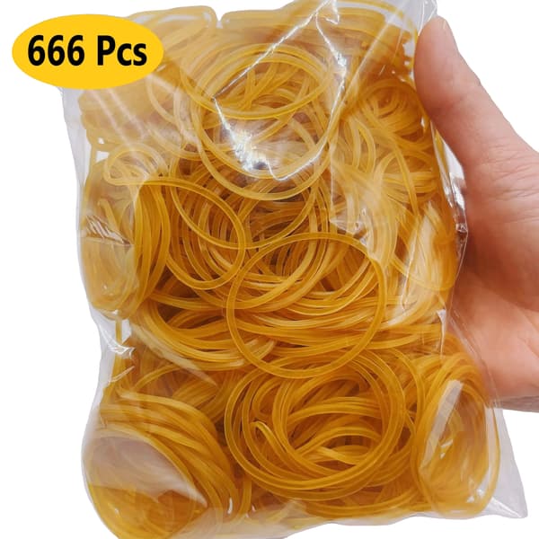 Gummiband, Hög Elasticitet, Hållbart Naturligt Gummi,666pcs