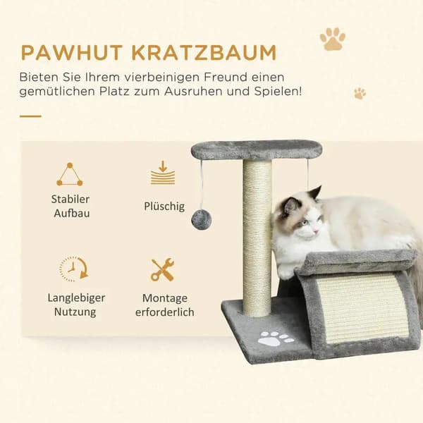 Kattens Kradsetræ, Multi-Niveau Design, Interaktive Legefunktioner,hær grøn