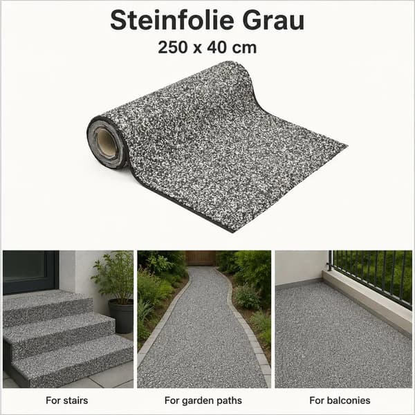 Dekorativ Film, Selvklæbende, PVC Materiale,Gris