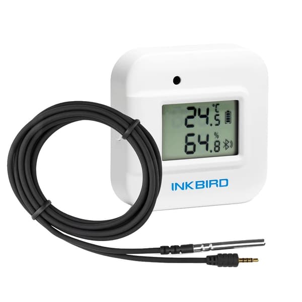 Temperatur- og fugtighedsovervågning, dual probe funktionalitet, Bluetooth-forbindelse,IBS-TH2 Plus