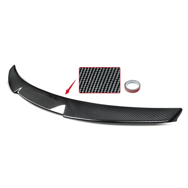Bagspoiler, ABS-materiale, skræddersyet til Audi A5,Kulfiberlook