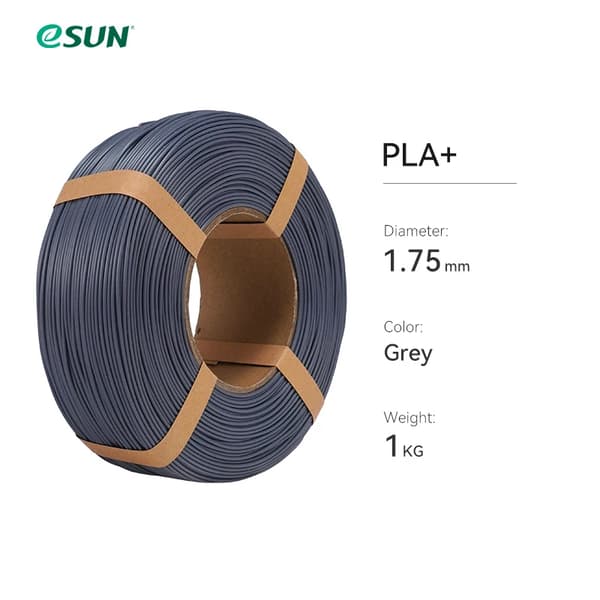 3D Filament, PLA Material, 1,75 mm Diameter,Grå