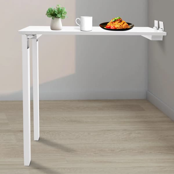 Fällbord, Platsbesparande Design, Modern Estetik,VIT