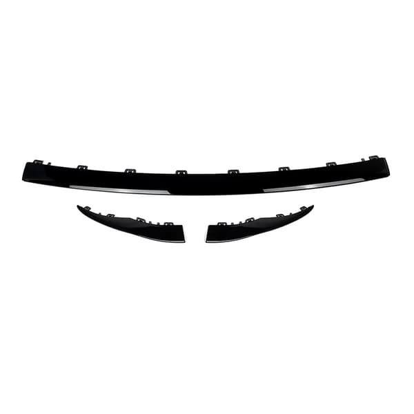 Front Bumper Lip Spoiler, 3-delt modulært design, forbedrer aerodynamikken,sæt