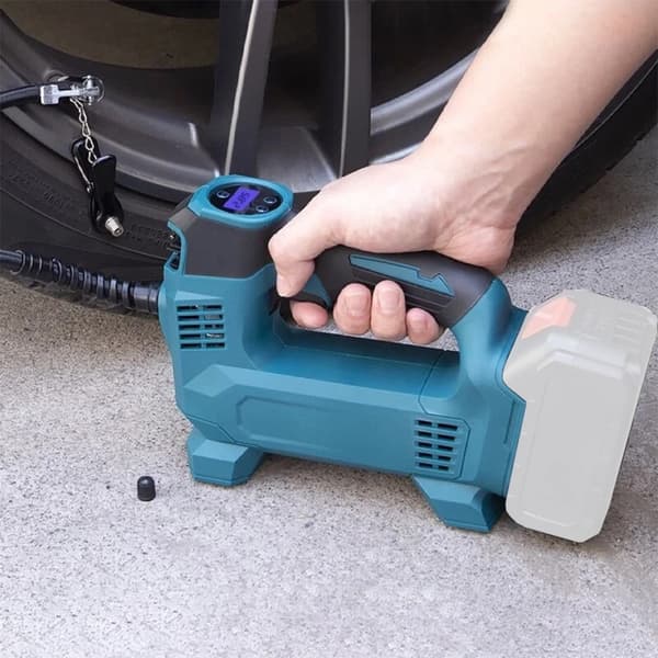 Däckpump, Sladdlös, Digitalt Tryckmätare,ingen batteri