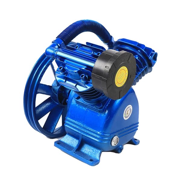 Luftkompressor Pumpe, 2-Cylinder, 8 Bar Tryk,Blå
