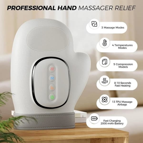 Handmassager, Värmeterapi, Kompressionslindring,VIT