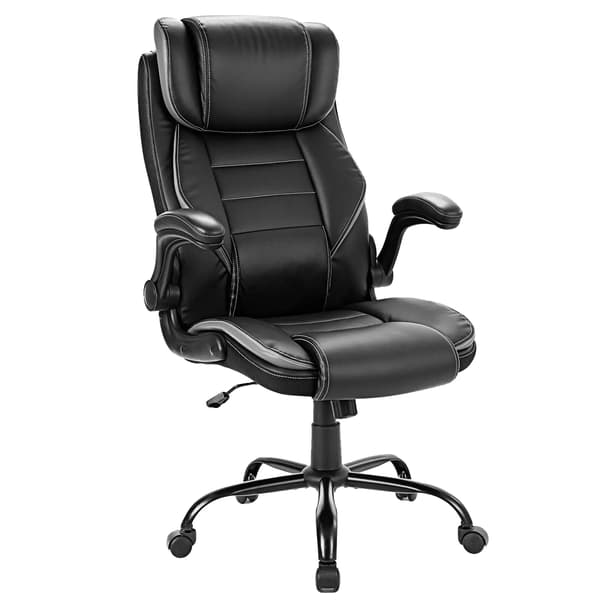 Kontorstol, Justerbar Højde, Ergonomisk Design,sort-grå