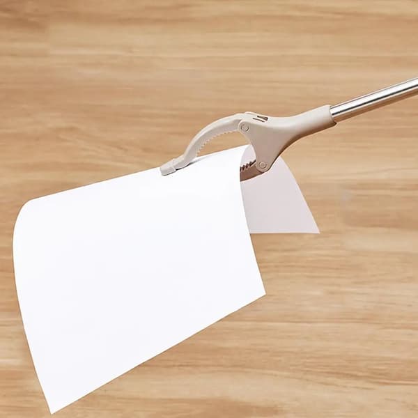 Skräpkrok, Ergonomiskt Handtag, Antiglid Grepphuvud,Grå