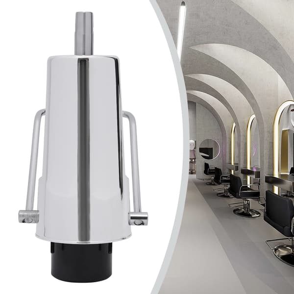 Barberstol Hydraulisk Pumpe, Ergonomisk Design, Justerbar Højde,Sølv