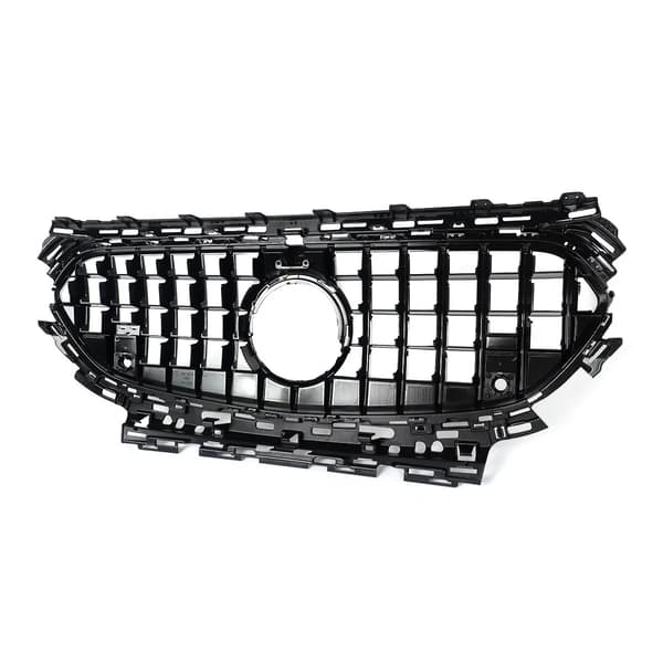 Racing Grill, GT Stil, Holdbar Konstruktion,Krom Sort