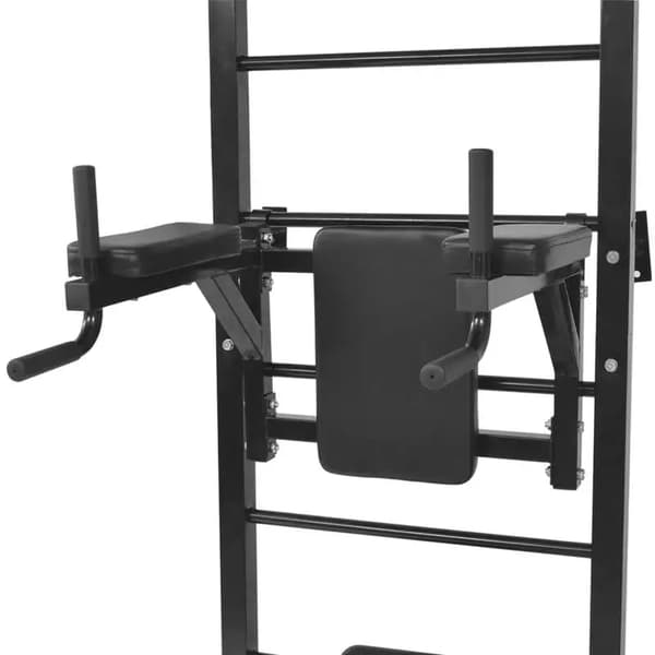 Krafttorn, Väggmonterad Design, Mångsidig Styrketräning,Svart