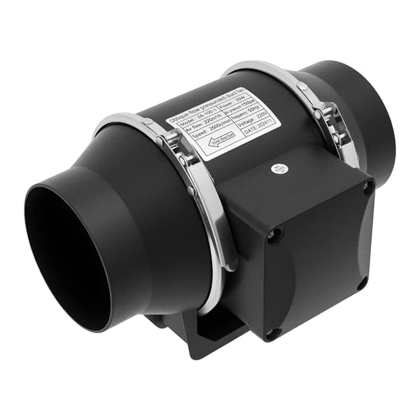 Afbudsventilator, Stille Drift, Effektiv Luftstrøm,sort