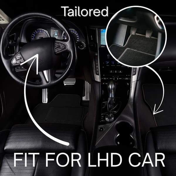 Bilmåtter, Forbedret Beskyttelse, Skræddersyet Design,grå