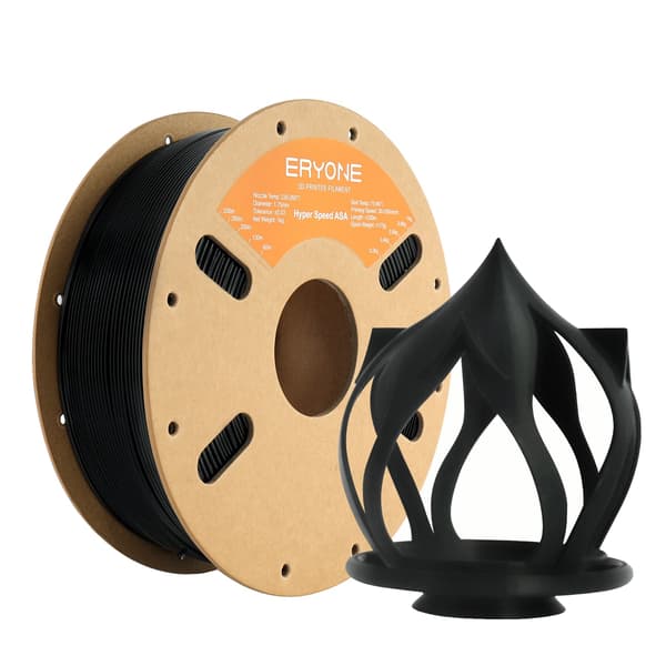 3D-printer filament, vejrbestandig, stødresistent,sort 3KG