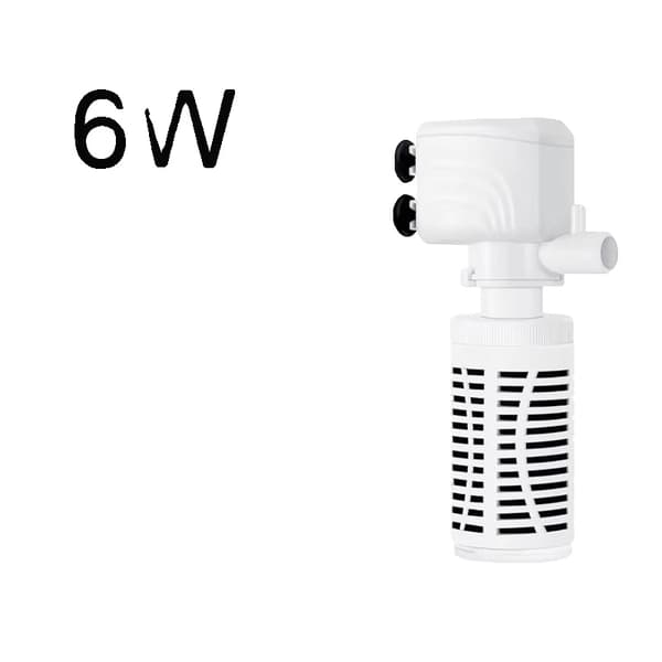 Akvariefilterpump, Multifunktionell Drift, Kompakt Design,6W Rund typ, 220v-e