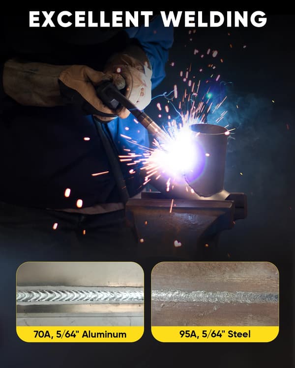 Svetsmaskin, Mångprocesskapabiliteter, Bärbar Design,HVM205P