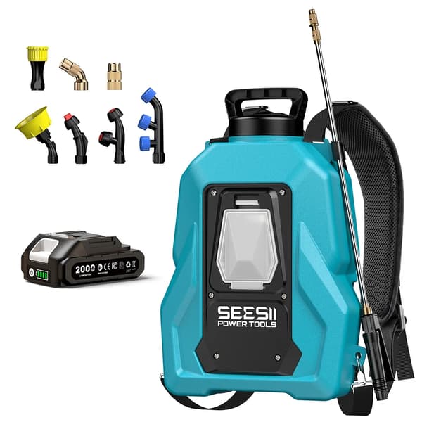 Elektrisk Sprøjte, 20L Kapacitet, 100 psi Ydelse,med 1X2.0Ah