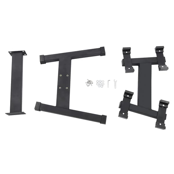 Dumbbell Rack Stativ, Tungt Arbejde, Kompakt Design,sort
