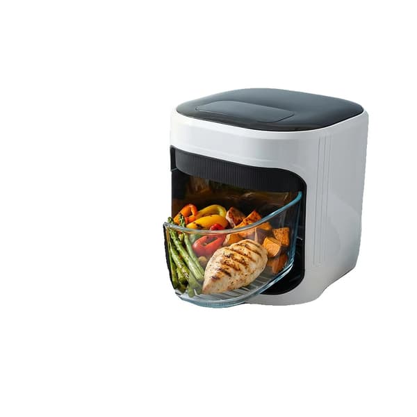 Air Fryer, Kapacitet 5 Liter, Temperaturinterval 0-200℃, Effekt 1350W, Timerinterval 0-60 minutter, Rustfrit Stål