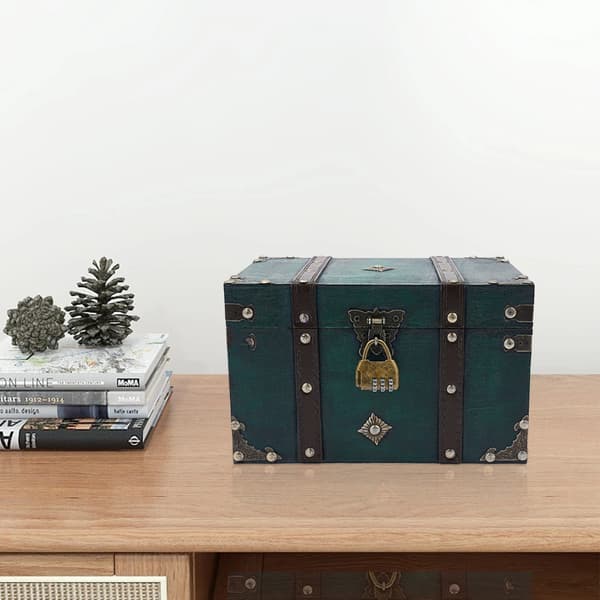 Smykkeskrin, Vintage Design, Sikker Lås,grøn