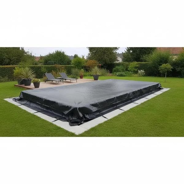 Solvarme Pool Cover, Varmeisolerende, Reducerer Fordampning,300 x 200 cm