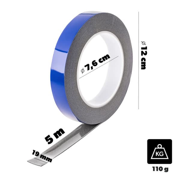 Skum Tape, Dobbelt-Sidet Klæbende, Alsidig Anvendelse,Blå