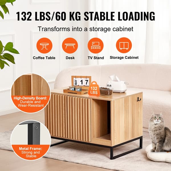 Kattlåda Inhägnad, Elegant Design, Robust Konstruktion,31.5