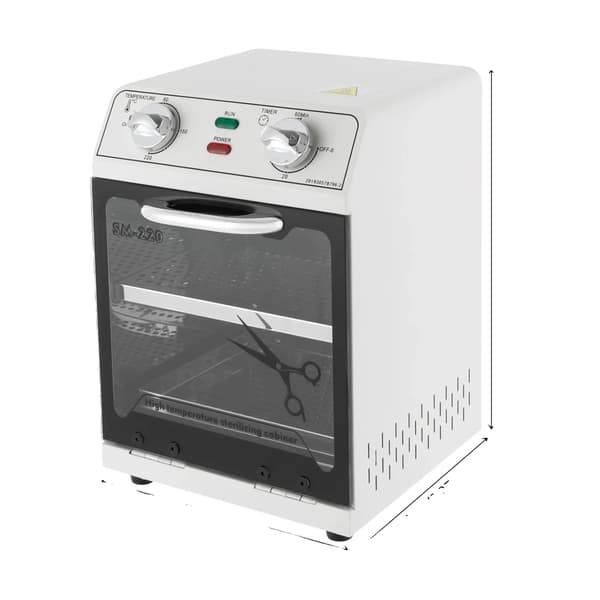 Värme Sterilisator, 600W Effekt, 8L Kapacitet,VIT, 220V