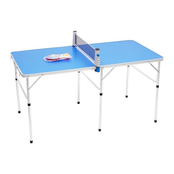Bordtennisbord, Fällbar Design, Hållbar Konstruktion,Blå