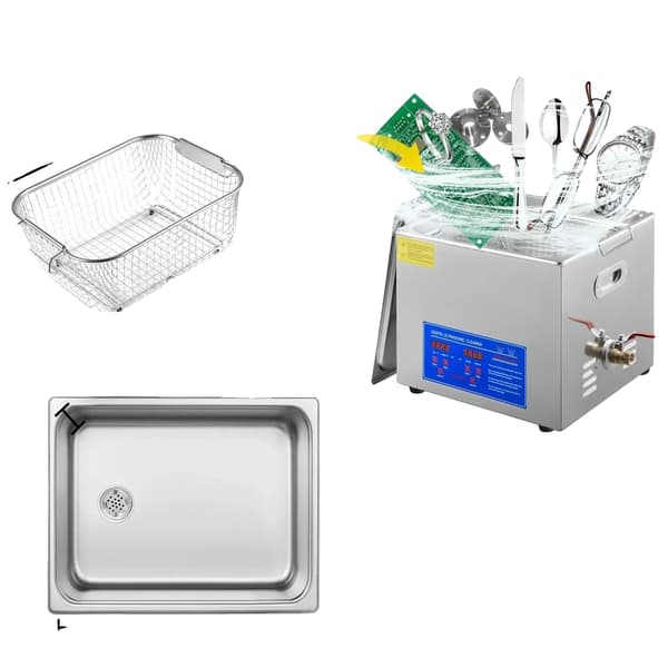 Ultralydsrenser, 40kHz frekvens, digitalt kontrolpanel,15L JPS-60A