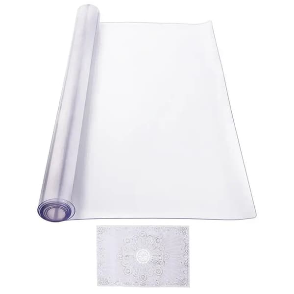 Duk, Slitstark PVC, Lätt att Rengöra Design, Transparent