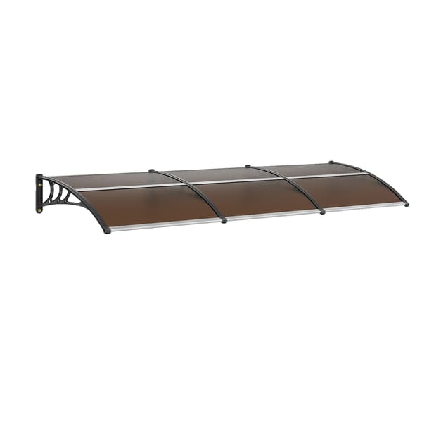 Markiser, UPF 50+ Solbeskyttelse, Holdbar Polycarbonat Design,40x120 Brun