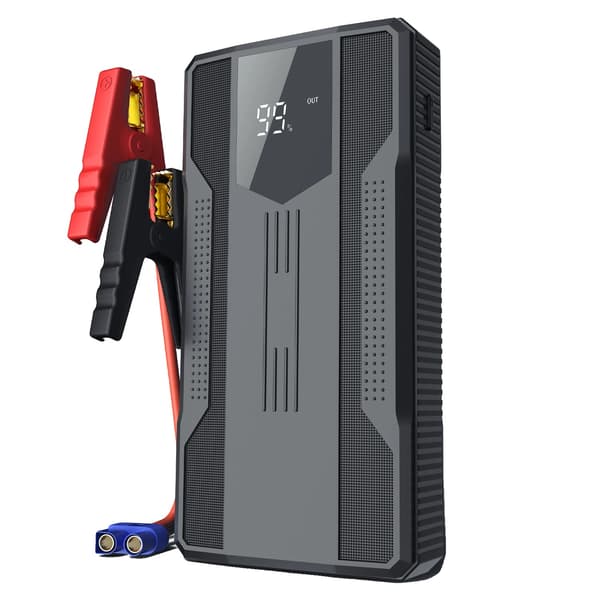 Bilstartare, 12000mAh kapacitet, 400A toppström,SVART R23S