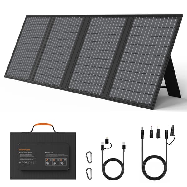 Solcellsladdare, 60W Utgång, Fällbar Design,60W solpanel