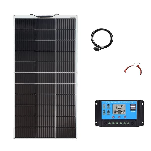 Flexibelt solpanelssystem, 150W/300W effekt, lättviktig och hållbar,Snötäckning