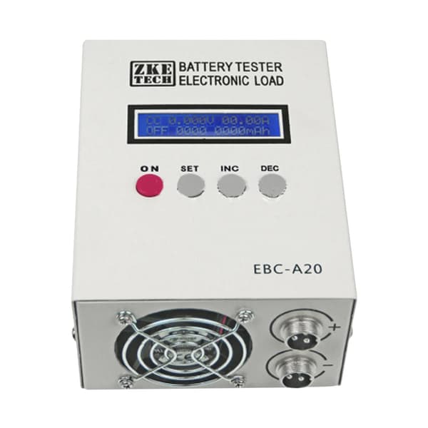 Batteritest, LCD-display, Lithium- og blysyrekompatibilitet,sort