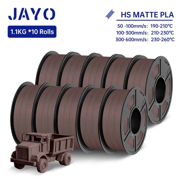 3D-printer filament, høj hastighed, mat finish,PLACS Chokolade