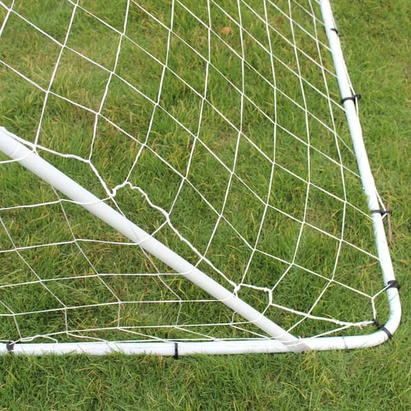 Fodboldmål, kraftig stålramme, vejrbestandigt net,Blå