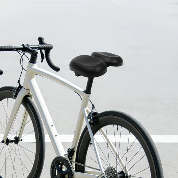 Cykelsadel, Justerbar Bredd, Ergonomisk Design,svart