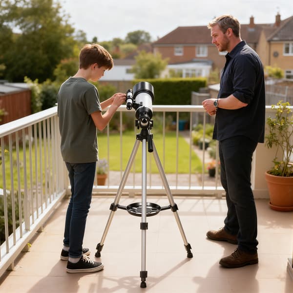 Astronomisk Teleskop, 70 mm Linse, Justerbart Stativ,MULTI